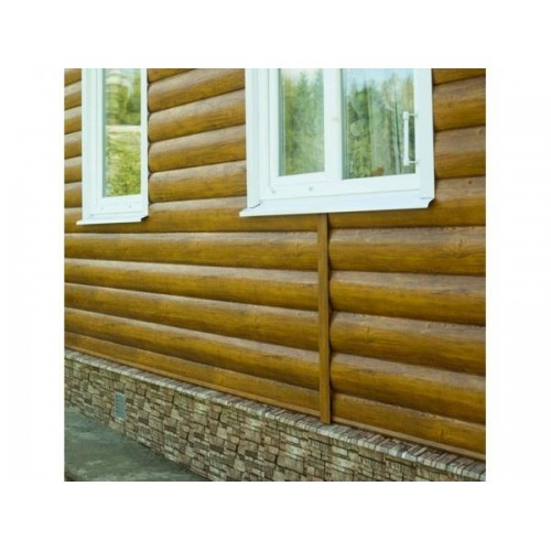 Блок-хаус new 0,5 Satin с пленкой RAL 8004 терракота