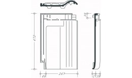 Рядовая черепица Braas Рубин 9V медный