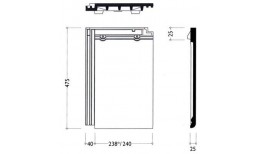 Рядовая черепица Braas Турмалин антрацит ангоб