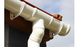 Кронштейн желоба slider Классика 120 ПВХ Grand Line белый (RAL 9003)