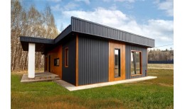 ЭкоБрус 0,345 Grand Line 0,5 Rooftop Бархат RAL 7024 мокрый асфальт