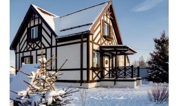 Фасадная панель Grand Line Крупный камень Стандарт молочная