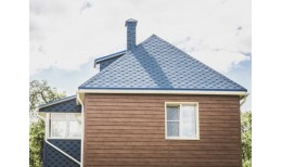 ЭкоБрус 0,345 Gofr Grand Line 0,5 Rooftop Бархат RR 32 темно-коричневый