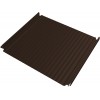 Кликфальц Double Pro Гофр Grand Line 0,45 Drap ТР с пленкой на замках RAL 8017 шоколад