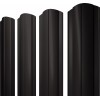 Штакетник Круглый фигурный Grand Line 0,5 Drap RR 32 темно-коричневый