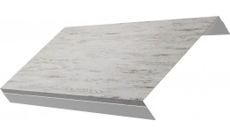 Ламель обратная 150 жалюзи Texas 0,45 Print Elite с пленкой Snow Wood TwinColor