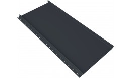 Кликфальц Мини Grand Line 0,5 Полидэкстер TwinColor с пленкой на замках RAL 7024 мокрый асфальт