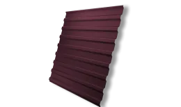 Профнастил C20B 0,4 PE RAL 3005 красное вино