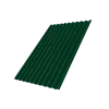 Профнастил С21R 0,45 PE lite RAL 6005 зеленый мох