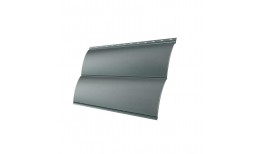 Блок-хаус new Grand Line 0,45 PE с пленкой RAL 9006бело-алюминиевый