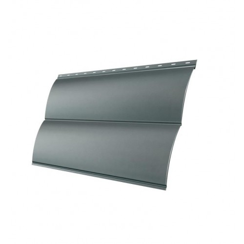 Блок-хаус new Grand Line 0,45 PE с пленкой RAL 9006бело-алюминиевый