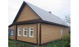 Блок-хаус new Grand Line 0,5 Rooftop Бархат с пленкой RAL 8017 шоколад