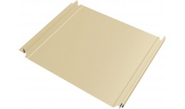 Кликфальц Double Pro Grand Line 0,45 Drap ТХ с пленкой на замках RAL 1015 светлая слоновая кость
