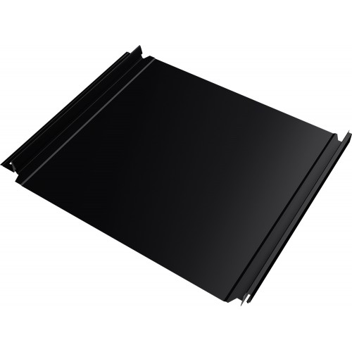 Кликфальц Double Pro Grand Line 0,5 PurLite матовый с пленкой на замках RAL 9005 черный