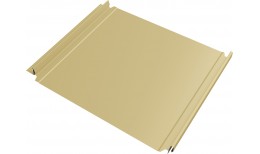 Кликфальц Double Pro Grand Line 0,45 ПЭ с пленкой на замках RAL 1014 слоновая кость