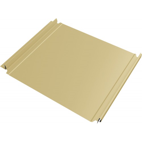 Кликфальц Double Pro Grand Line 0,45 ПЭ с пленкой на замках RAL 1014 слоновая кость