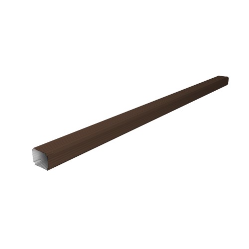 Труба гофрированная Vortex Lite 76х102х2000мм PE RAL 8017 шоколад