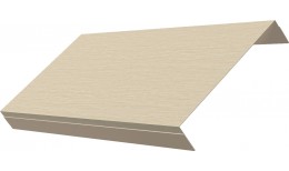 Ламель обратная 150 жалюзи Texas 0,45 Print Elite с пленкой Milky Wood TwinColor