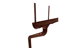 Комплект водостока GL PE 125/90 RAL 8017 6 м/3 м