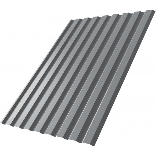 Профнастил С20A Grand Line 0,5 ПЭ слим RAL 7004 сигнальный серый