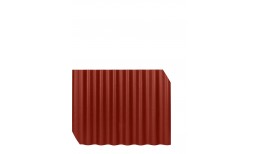 Черепица фиброцементная Тисма 40/150-8-865х1130х5,8 красный