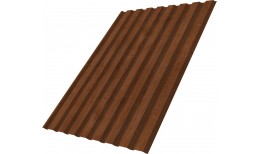 Профнастил С20A Grand Line 0,45 Print Elite с пленкой Rowan TwinColor