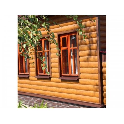 Блок-хаус new Grand Line 0,45 Print Elite Choco Wood TwinColor