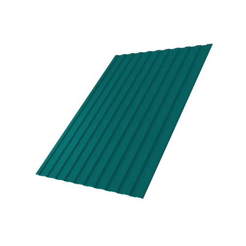 Профнастил С8A v02 Grand Line 0,45 PE с пленкой RAL 5021 водная синь