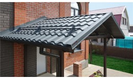 Металлочерепица кредо 0,5 Satin Matt RAL 7024 мокрый асфальт