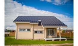 Кликфальц Grand Line 0,5 Satin Matt с пленкой на замках RAL 7024 мокрый асфальт