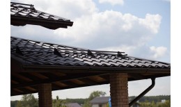 Металлочерепица кредо 0,5 Satin Matt RAL 9005 черный