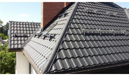 Металлочерепица квинта плюс Grand Line 0,5 Satin Matt RAL 9005 черный