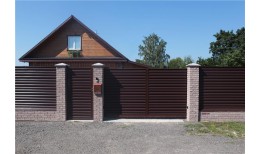 Ламель жалюзи Milan 0,45 PE-Double с пленкой RAL 8017 шоколад