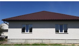 Металлочерепица камея Grand Line 0,5 PurLite Matt RAL 8017 шоколад