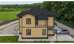 Металлочерепица классик Grand Line 0,5 PurLite Matt RAL 7024 мокрый асфальт