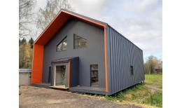 Вертикаль 0,2 gofr 0,5 Satin Matt с пленкой RAL 7024 мокрый асфальт