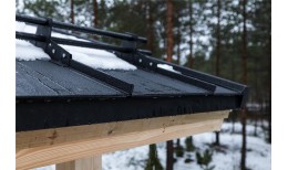 Кликфальц Pro Grand Line 0,5 PurLite Matt с пленкой на замках RAL 9005 черный