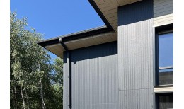 Труба прямоугольная с коленом Vortex Matt 1м RAL 7024