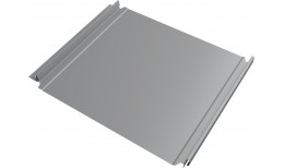Кликфальц Double Pro Grand Line 0,45 Drap ТХ с пленкой на замках RAL 7004 сигнальный серый