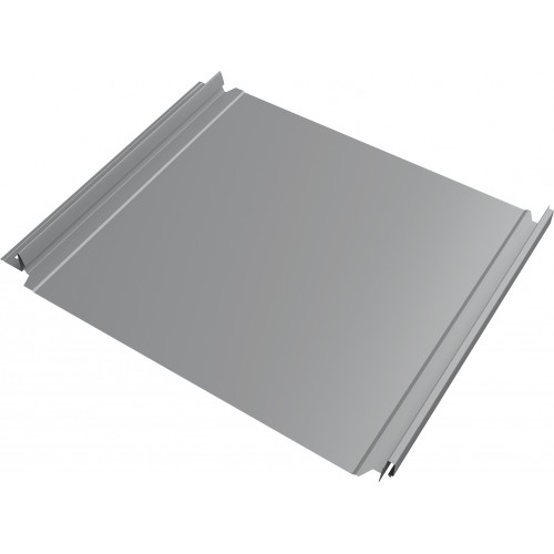 Кликфальц Double Pro Grand Line 0,45 Drap ТХ с пленкой на замках RAL 7004 сигнальный серый