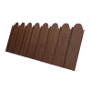 Профнастил C10A фигурный 0,45 Print Elite с пленкой Choco Wood TwinColor