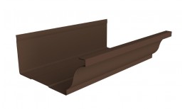 Желоб прямоугольный Vortex Project 210 мм 3м RAL 8017 шоколад