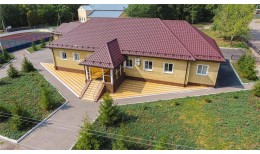 Металлочерепица камея 0,5 Satin Matt RAL 3005 красное вино