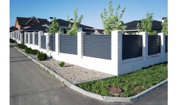 Нащельник (для калиток и ворот) 25х35 жалюзи Milan, Tokyo, Palermo 0,45 PE-Double с пленкой RAL 7024 мокрый асфальт (L1,68)