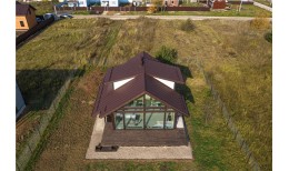 Кликфальц Grand Line 0,45 Drap с пленкой на замках RAL 8017 шоколад