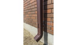 Заглушка желоба правая Vortex Lite Matt 130мм RAL 8017