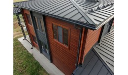 Кликфальц Pro Grand Line 0,45 Drap ST с пленкой на замках RAL 7024 мокрый асфальт