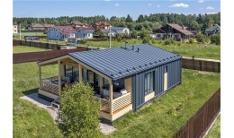 Кликфальц Pro Grand Line 0,45 Drap ST с пленкой на замках RAL 7024 мокрый асфальт