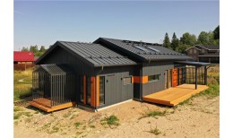 Кликфальц Grand Line 0,45 Drap с пленкой на замках RAL 7016 антрацитово-серый