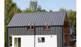 Кликфальц Grand Line 0,45 Drap с пленкой на замках RAL 7016 антрацитово-серый